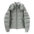 Moncler Maya Hooded Puffer Jacket - Gray