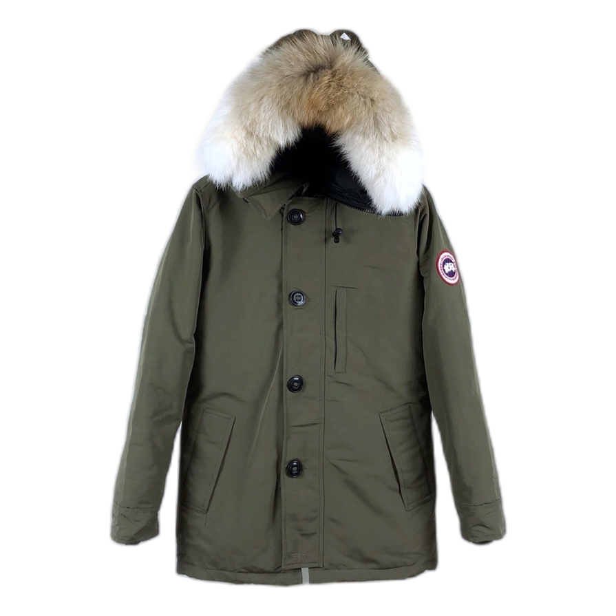 Canada Goose Chateau Fur-Trim Hooded Parka - Military Green
