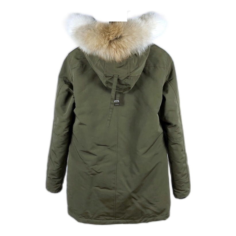 Canada Goose Chateau Fur-Trim Hooded Parka - Military Green