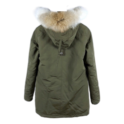 Canada Goose Chateau Fur-Trim Hooded Parka - Military Green