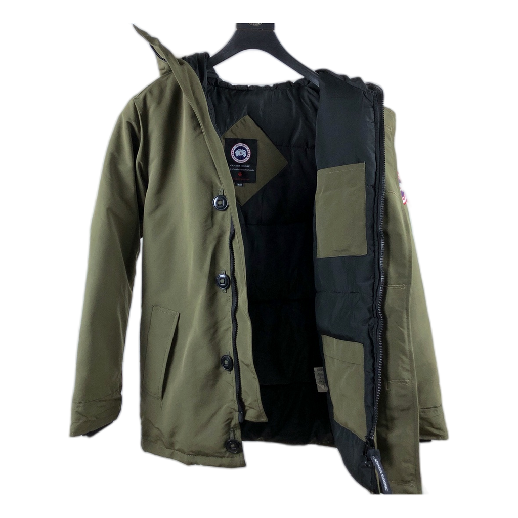 Canada Goose Chateau Fur-Trim Hooded Parka - Military Green