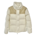 Moncler Jotty Puffer Jacket with Structured Panel Detailing