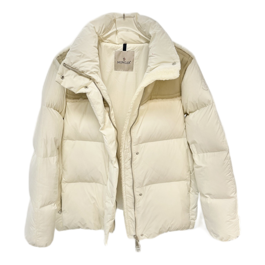 Moncler Jotty Puffer Jacket with Structured Panel Detailing