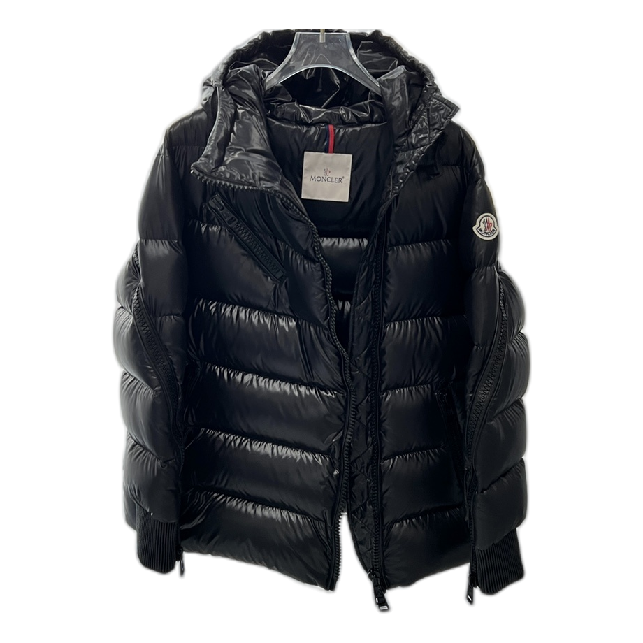 Moncler Liriope Hooded Puffer Jacket with Asymmetric Zip