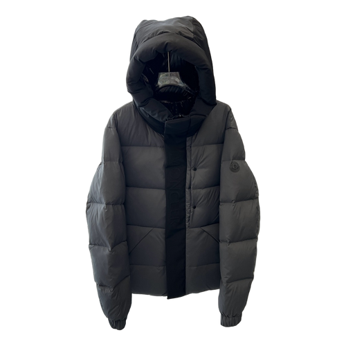 Moncler Color-Block Puffer Jacket with Contrast Hood