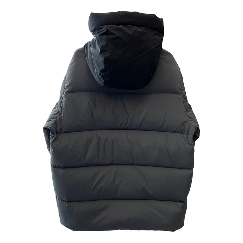Moncler Color-Block Puffer Jacket with Contrast Hood