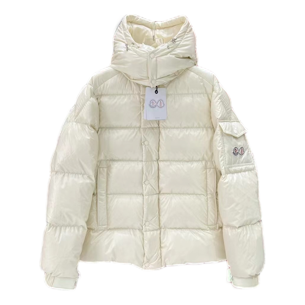 Moncler Maya 70th Anniversary Hooded Puffer Jacket - Glossy Finish