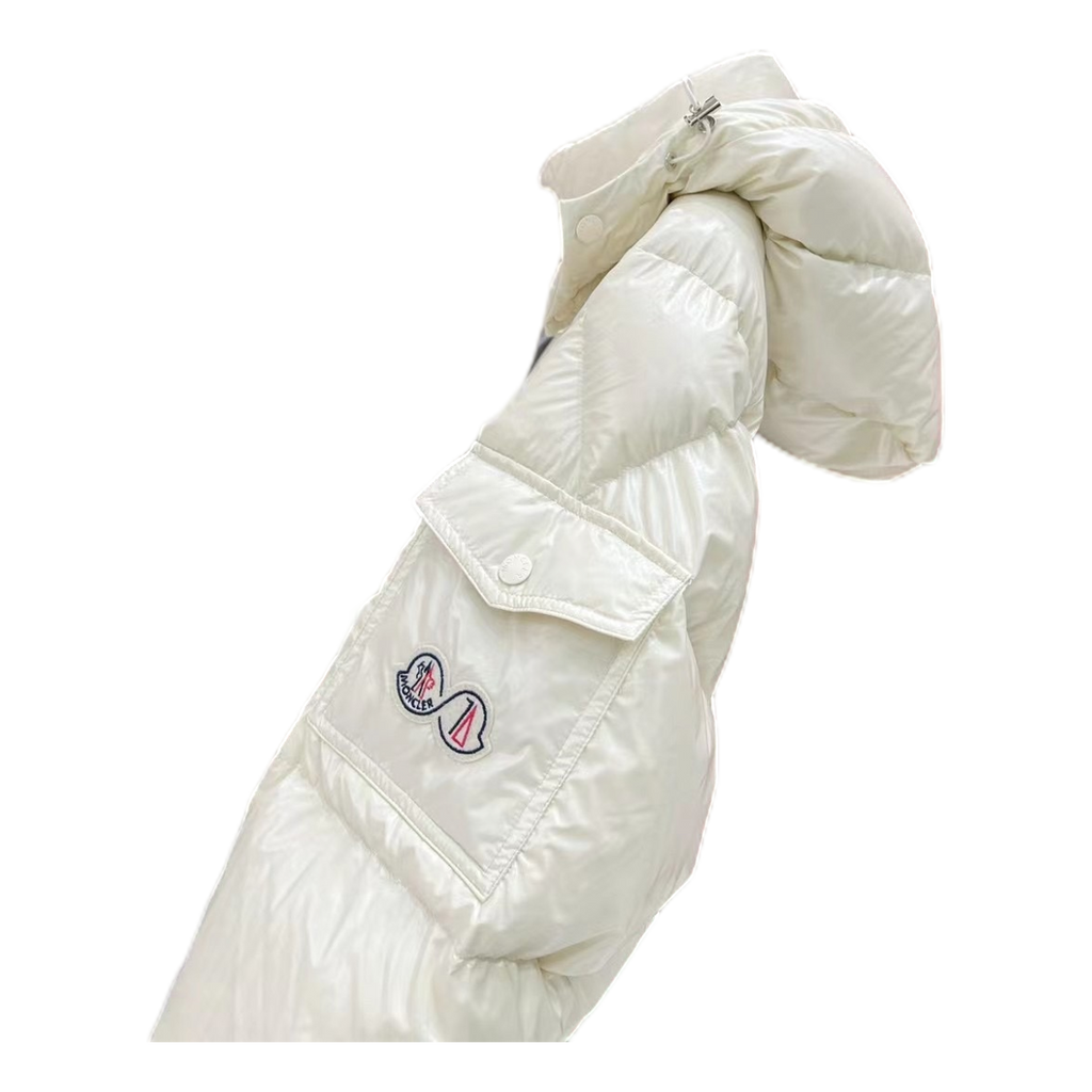 Moncler Maya 70th Anniversary Hooded Puffer Jacket - Glossy Finish