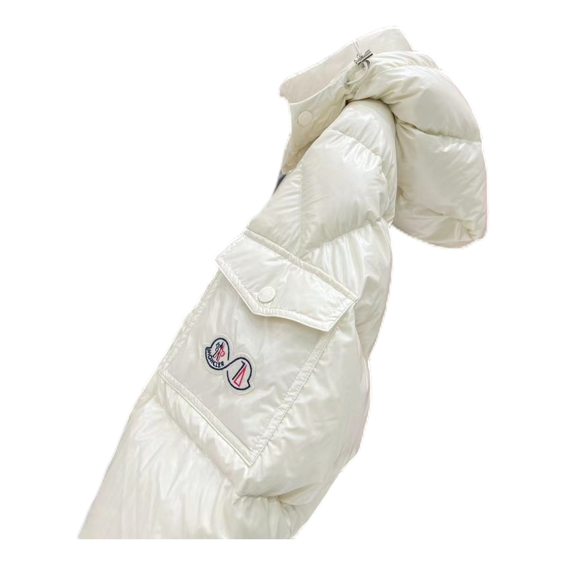 Moncler Maya 70th Anniversary Hooded Puffer Jacket - Glossy Finish