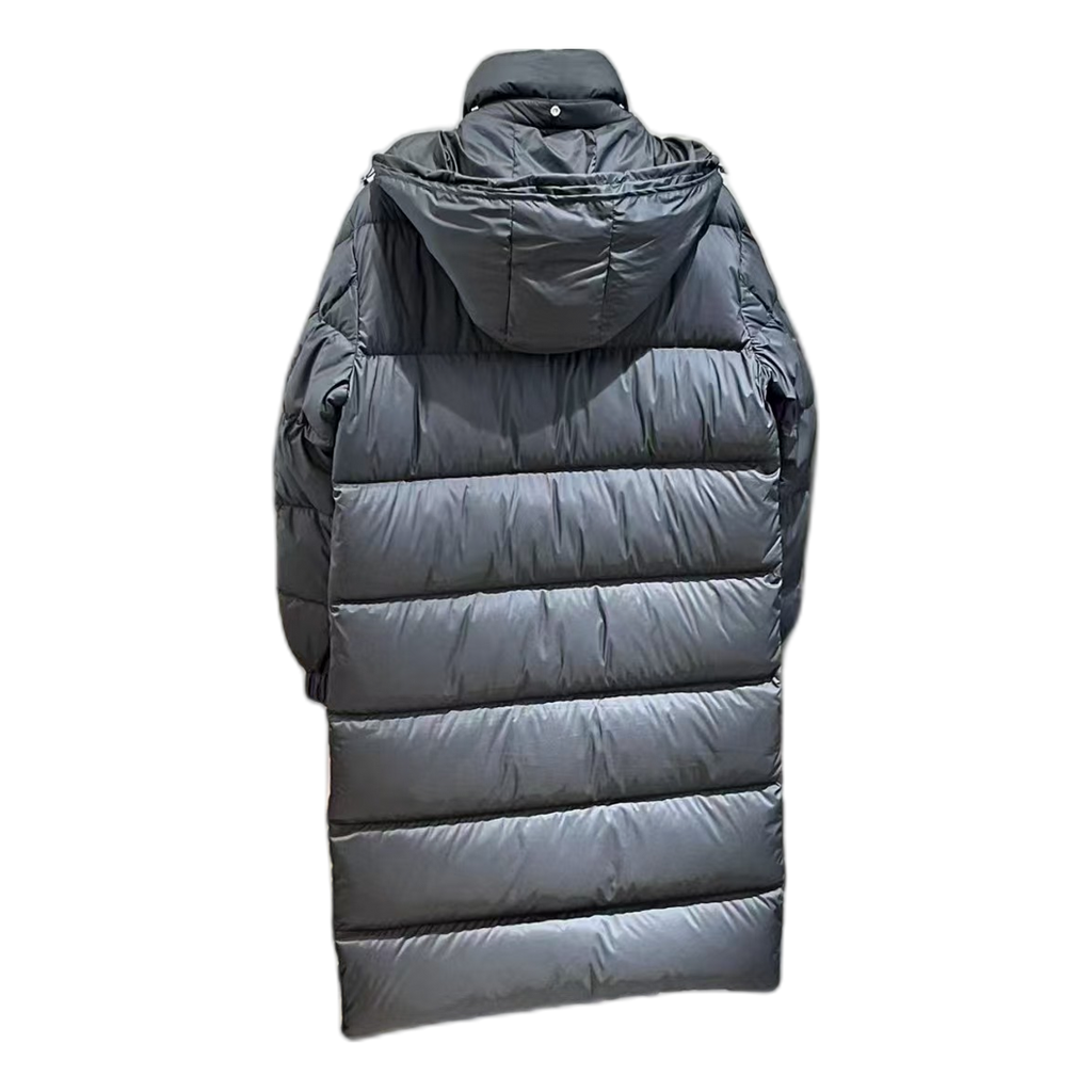 Moncler Hanoverian Long Hooded Puffer Coat - Black