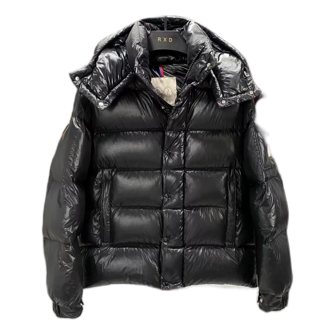 Moncler Maya 70th Anniversary Hooded Puffer Jacket - Glossy Finish