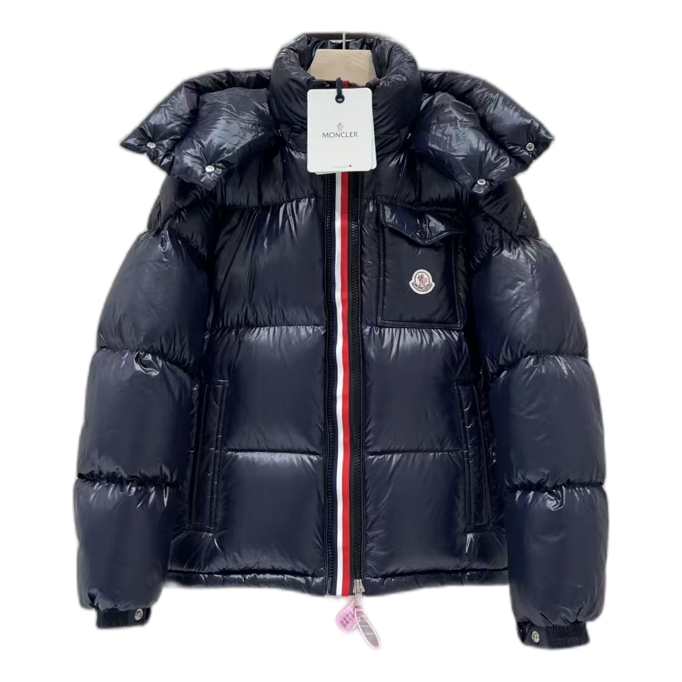 Moncler Montbeliard Hooded Puffer Jacket - Navy
