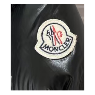 Moncler Hudson Long Puffer Coat with Fur Trim