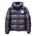 Moncler Oversized Hooded Puffer Jacket with Chest Logo Badge