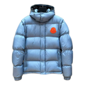 Moncler Oversized Hooded Puffer Jacket with Chest Logo Badge