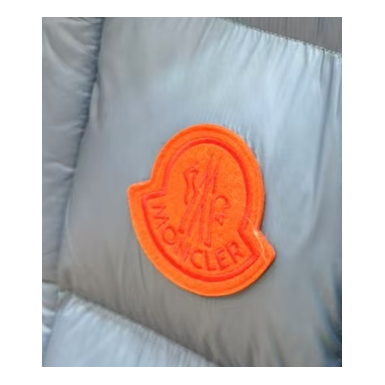 Moncler Oversized Hooded Puffer Jacket with Chest Logo Badge