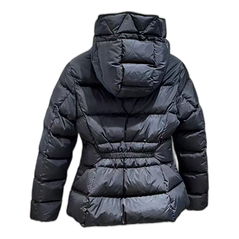 Moncler Fitted Puffer Jacket with Adjustable Drawstring Hood