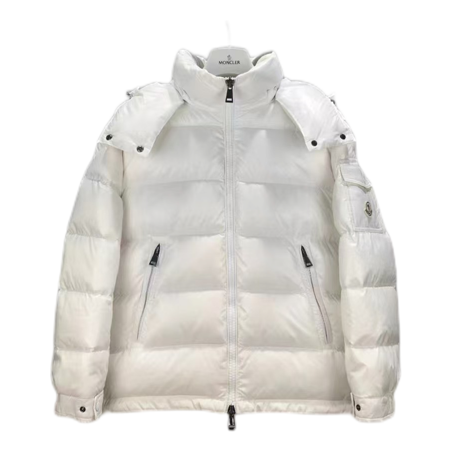 Moncler Maire Puffer Jacket with Structured Hood