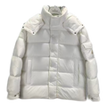 Moncler Matte Hooded Puffer Jacket with Snap-Front Closure