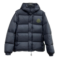 Moncler Cyclone Convertible Puffer Jacket with Zipped Pockets