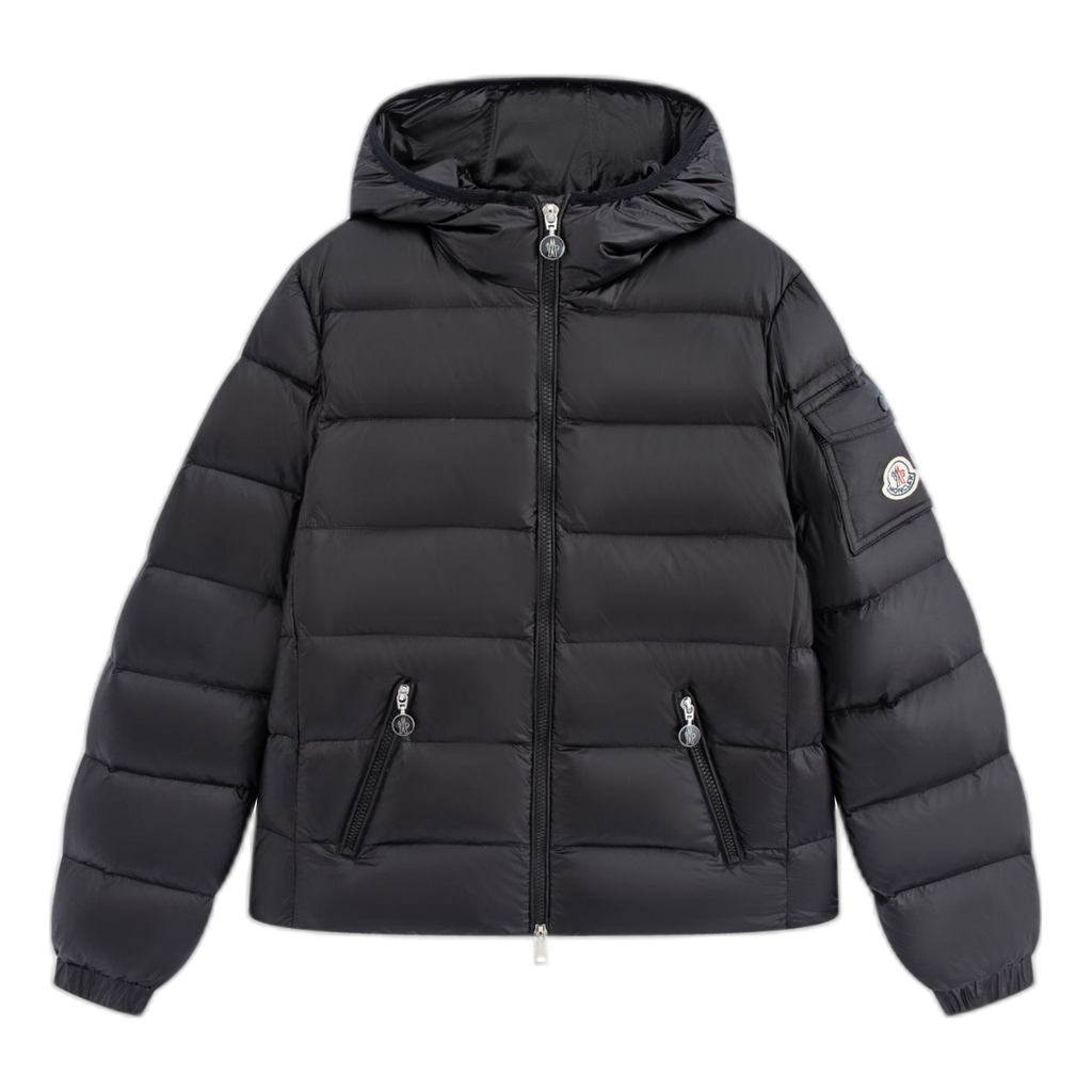 Moncler Gles Hooded Puffer Jacket with Fitted Silhouette