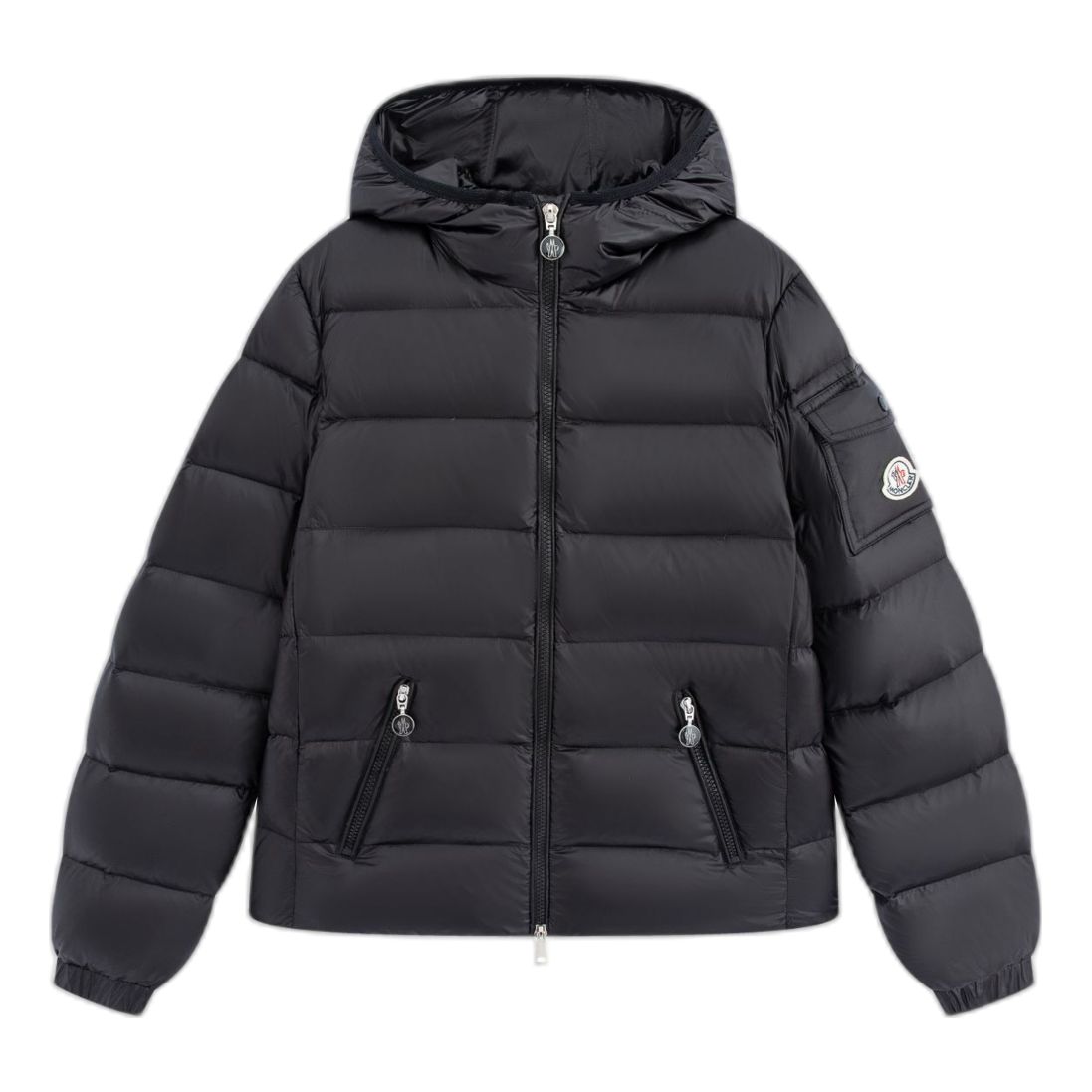 Moncler Gles Hooded Puffer Jacket with Fitted Silhouette