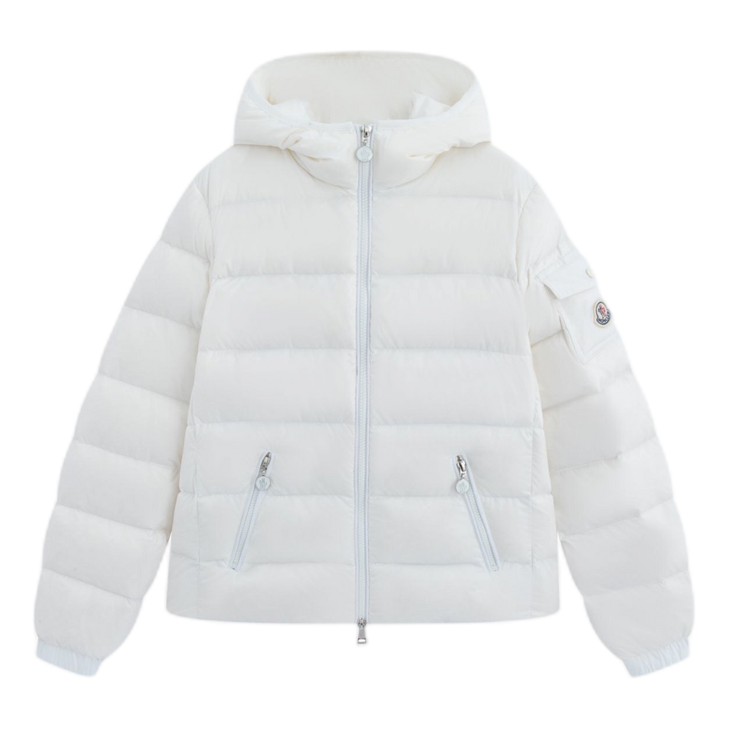 Moncler Gles Hooded Puffer Jacket with Slim Fit