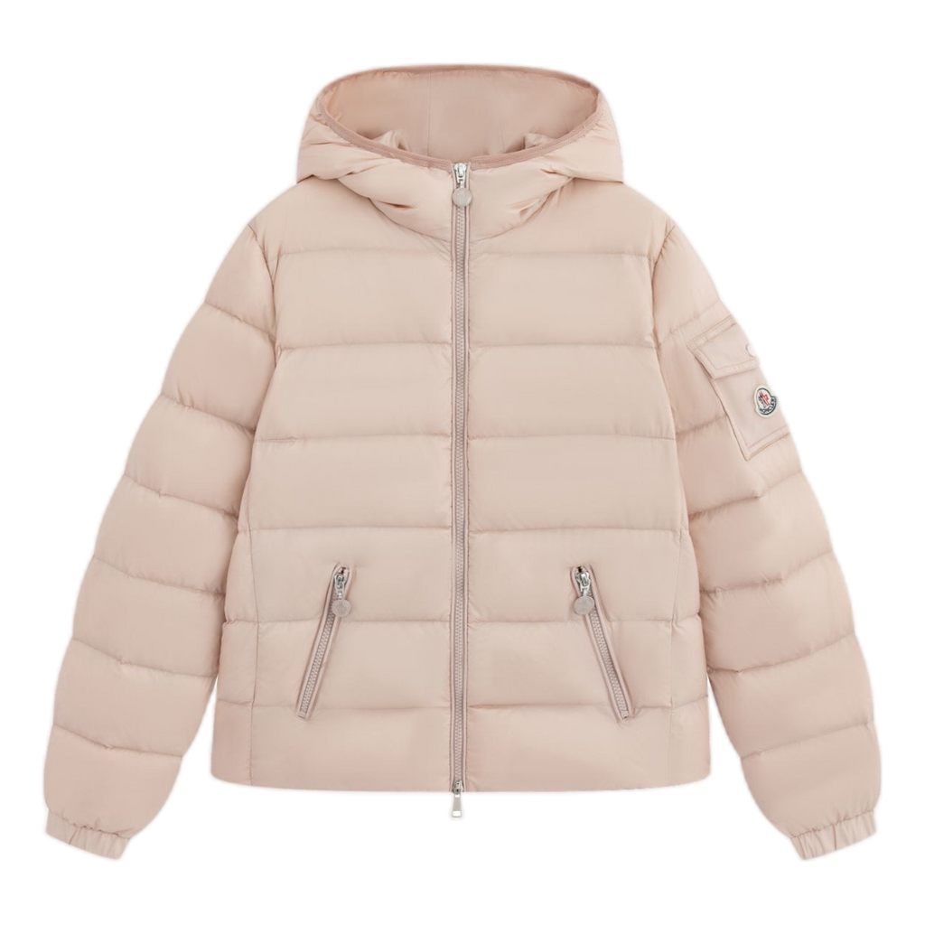 Moncler Gles Hooded Puffer Jacket with Fitted Silhouette