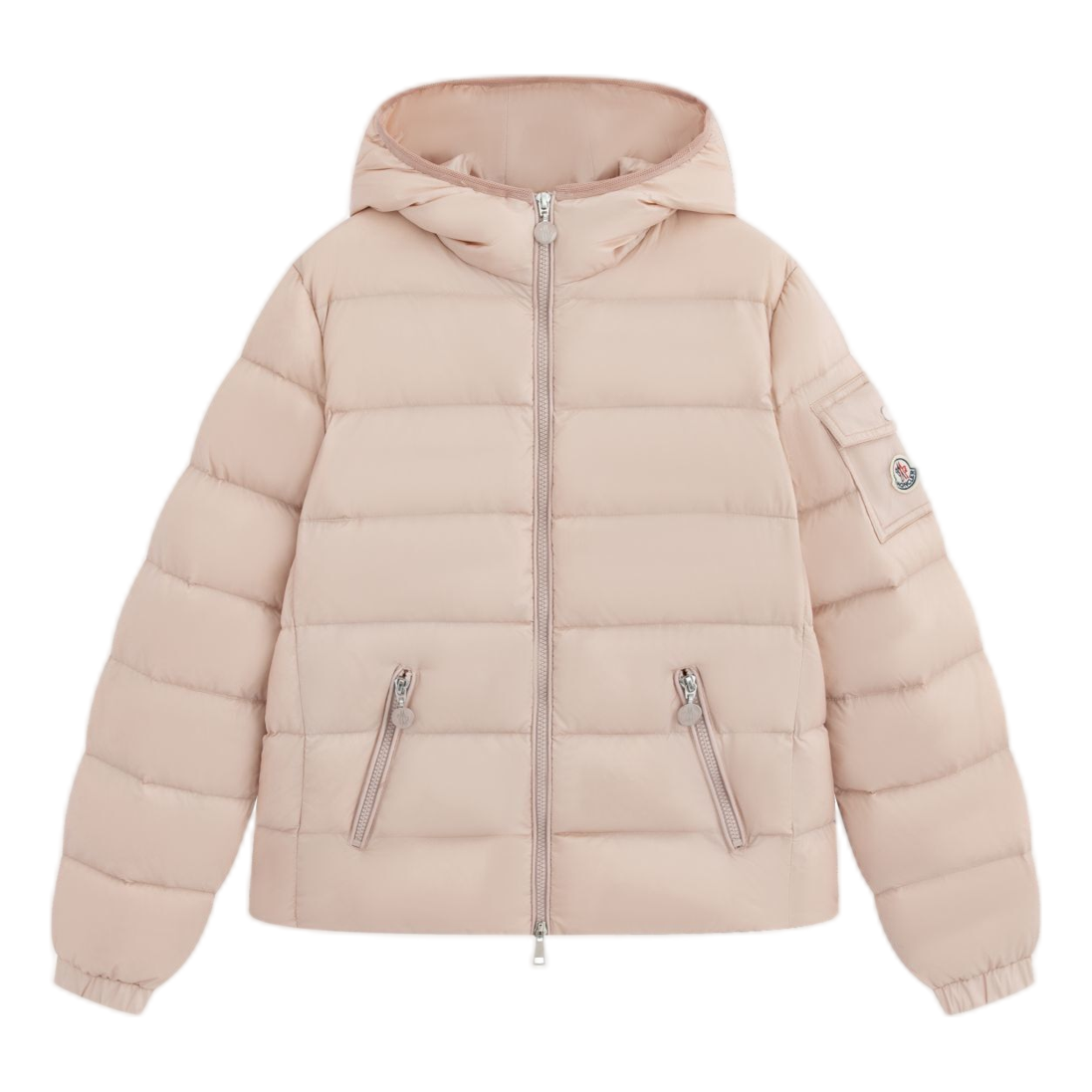 Moncler Gles Hooded Puffer Jacket with Fitted Silhouette