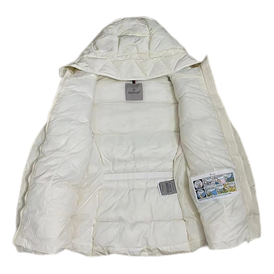 Moncler Avoce Puffer Jacket with Structured Hood