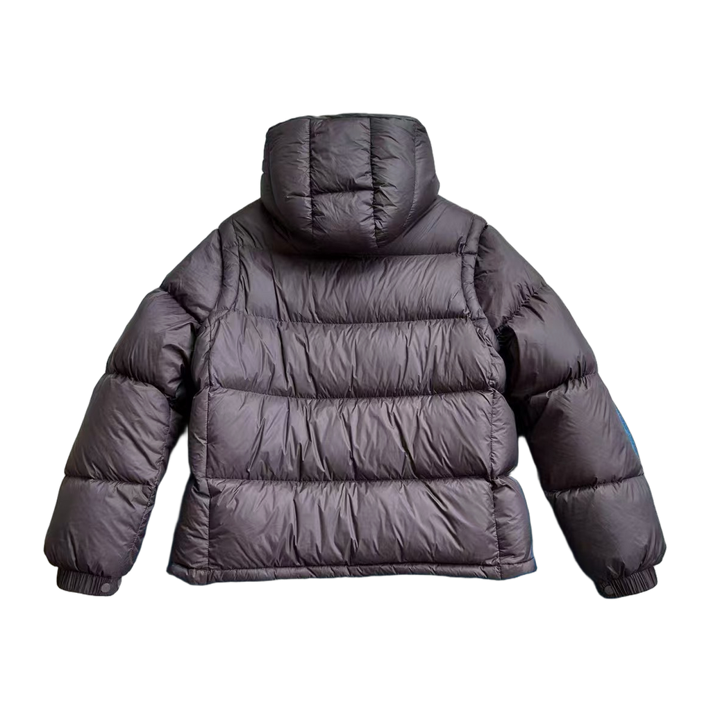 Moncler Cyclone Convertible Down Jacket - Black