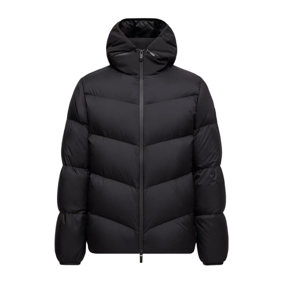Moncler Forez Short Down Jacket with Structured Hood