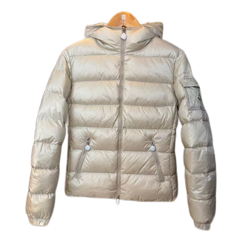 Moncler Gles High-Shine Hooded Puffer Jacket