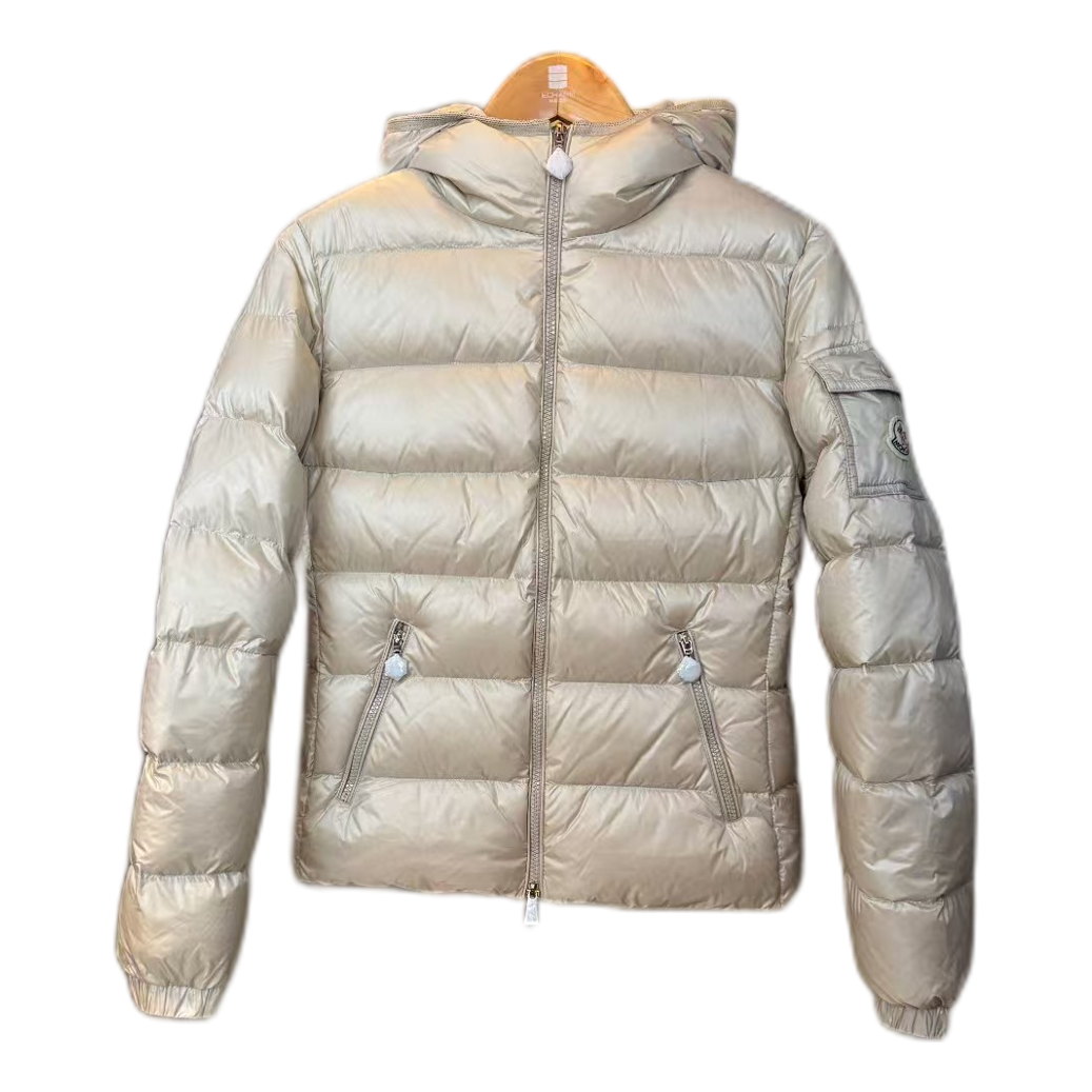 Moncler Gles High-Shine Hooded Puffer Jacket