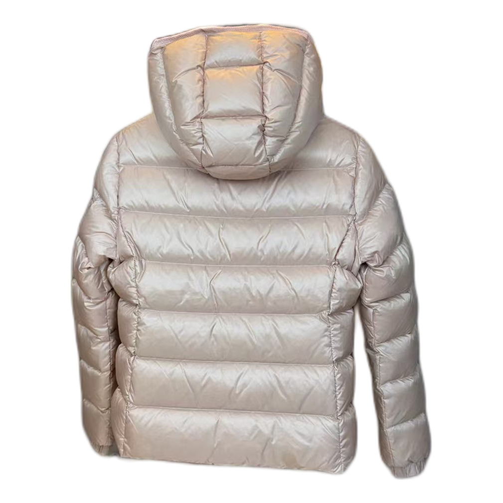Moncler Gles High-Shine Hooded Puffer Jacket