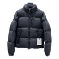 Moncler Wide-Quilt Hooded Puffer Jacket with Tonal Logo Patch