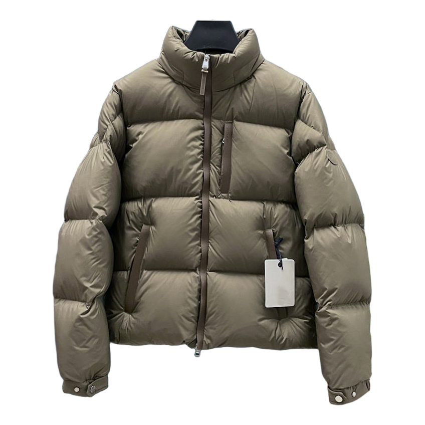 Moncler Wide-Quilt Hooded Puffer Jacket with Tonal Logo Patch
