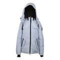 Moose Knuckles Hooded Winter Parka with Color-Block Pockets