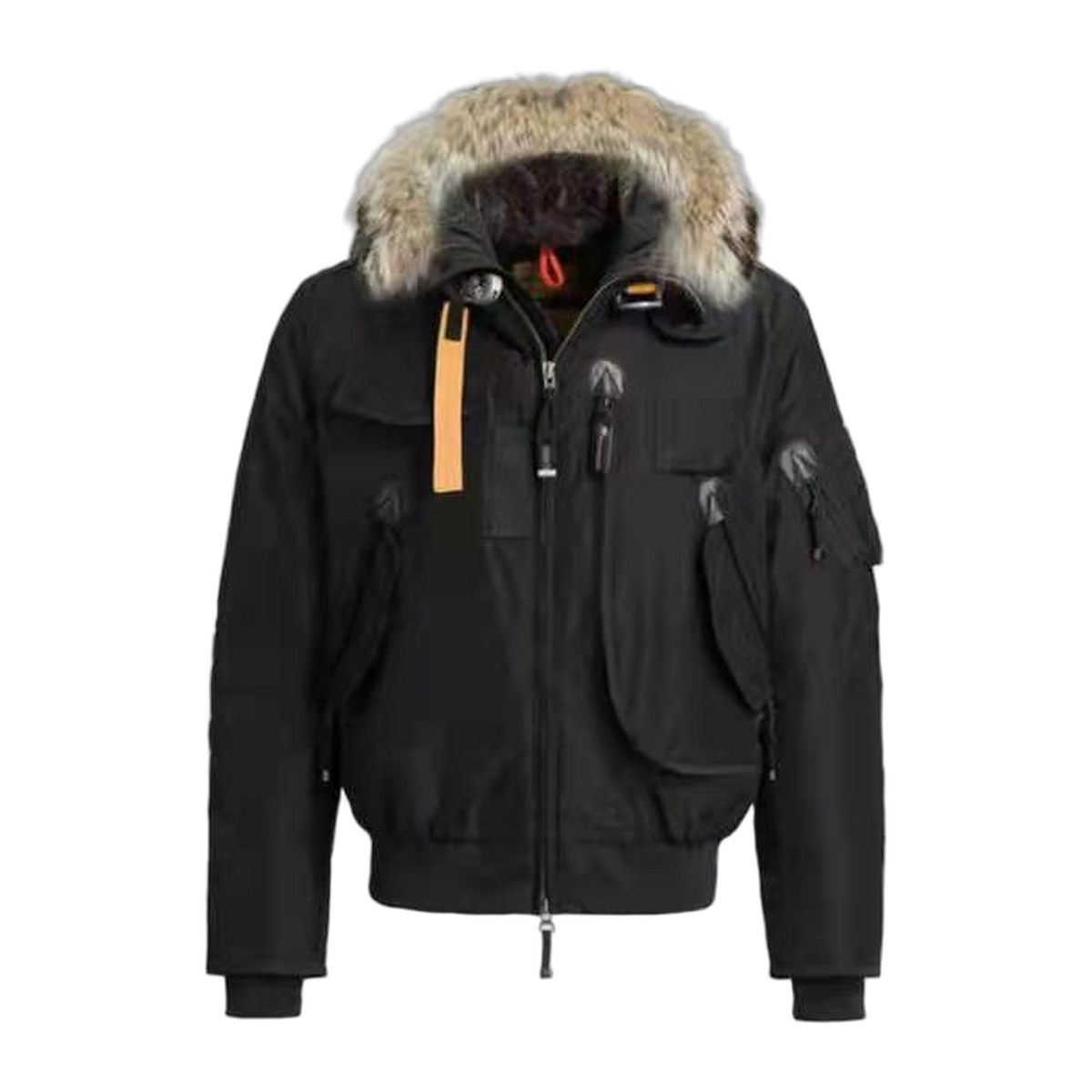 Parajumpers Gobi Fur-Trim Hooded Down Bomber Jacket