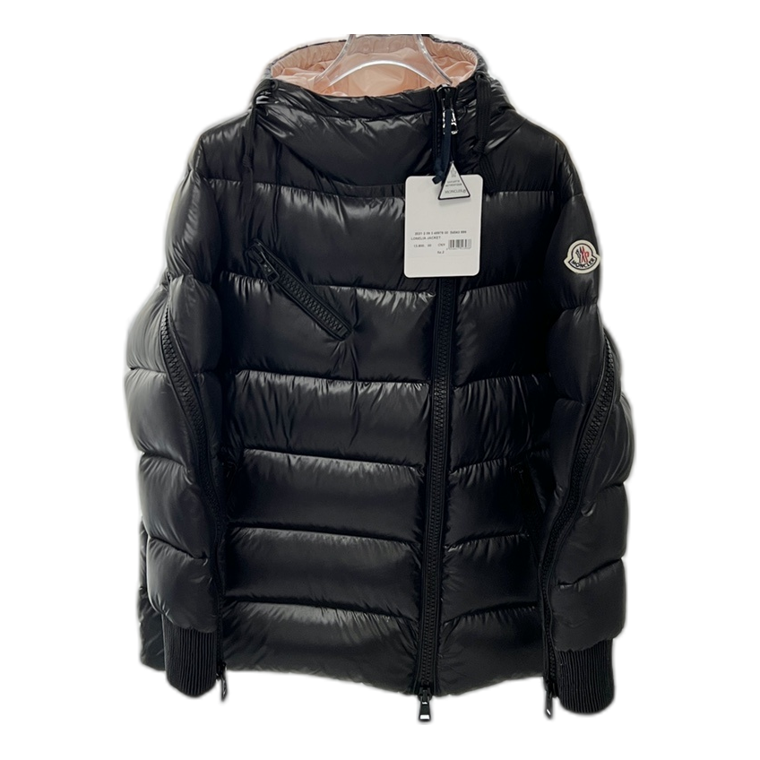 Moncler Liriope Hooded Puffer Jacket with Asymmetric Zip