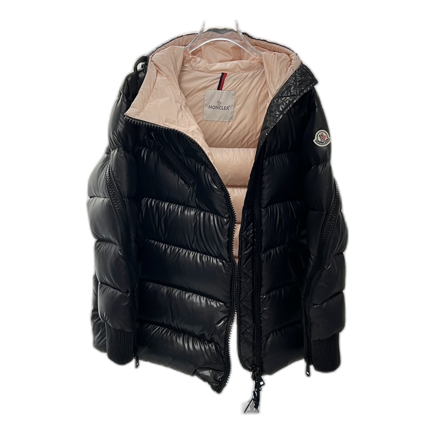 Moncler Liriope Hooded Puffer Jacket with Asymmetric Zip