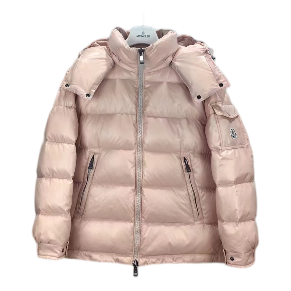 Moncler Maire Puffer Jacket with Structured Hood
