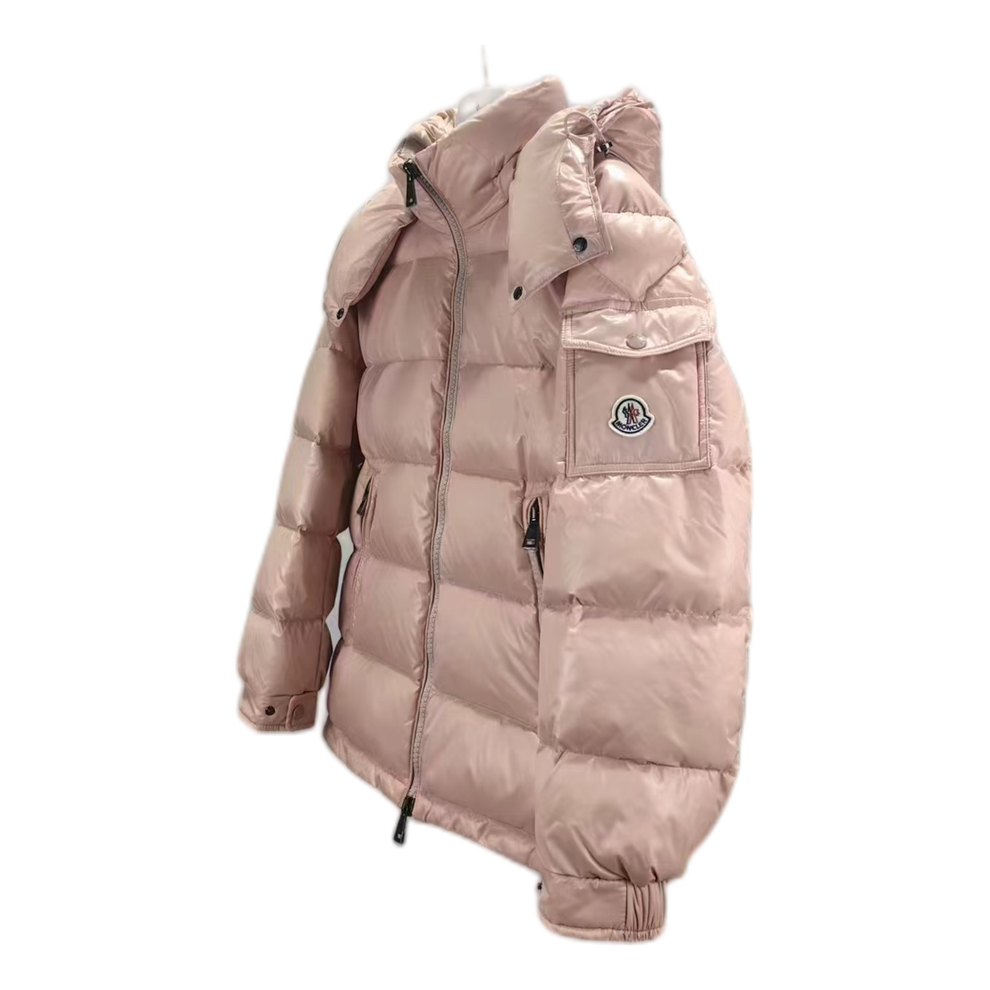 Moncler Maire Puffer Jacket with Structured Hood