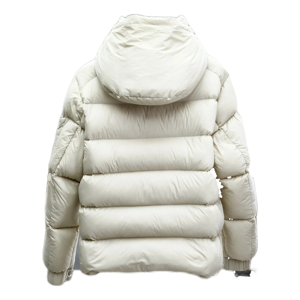 Prada Hooded Puffer Jacket with Utility Sleeve Pouch